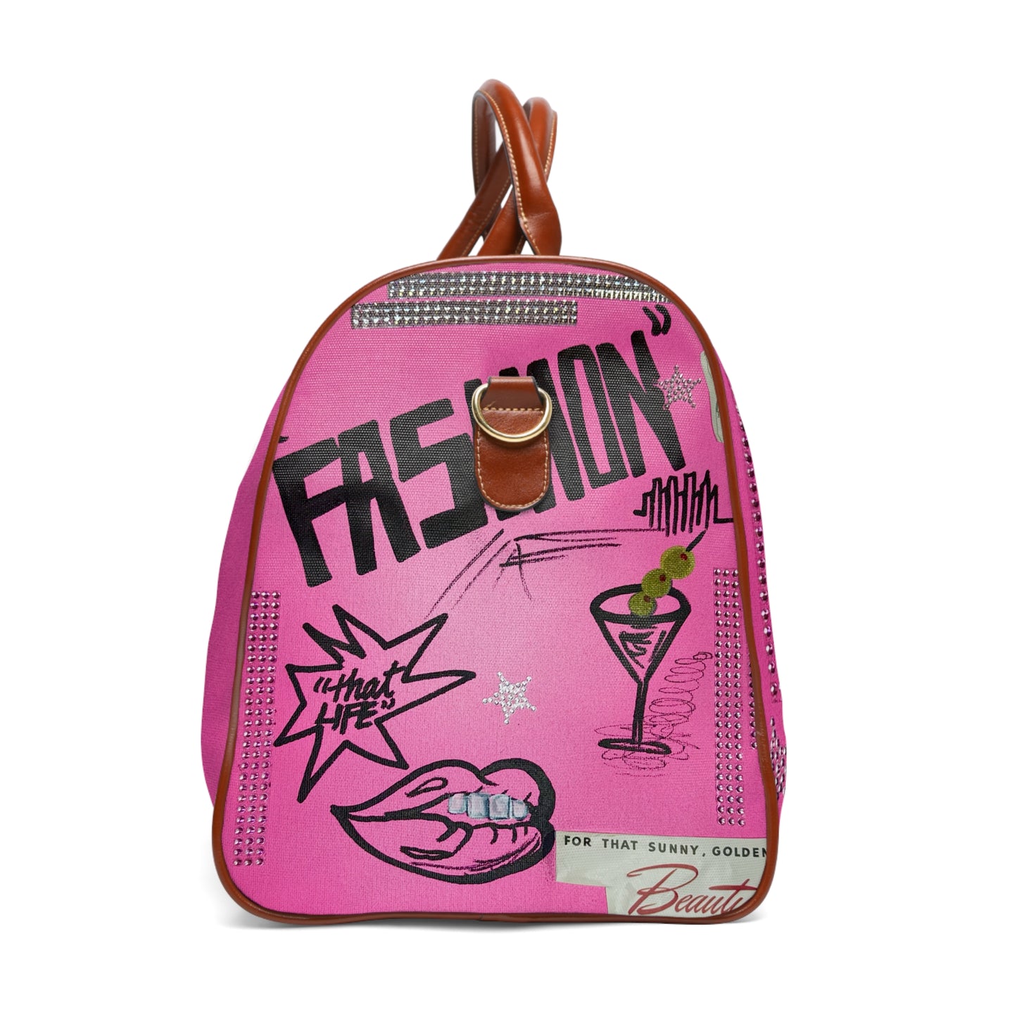 "high fashion" airbrush waterproof travel bag
