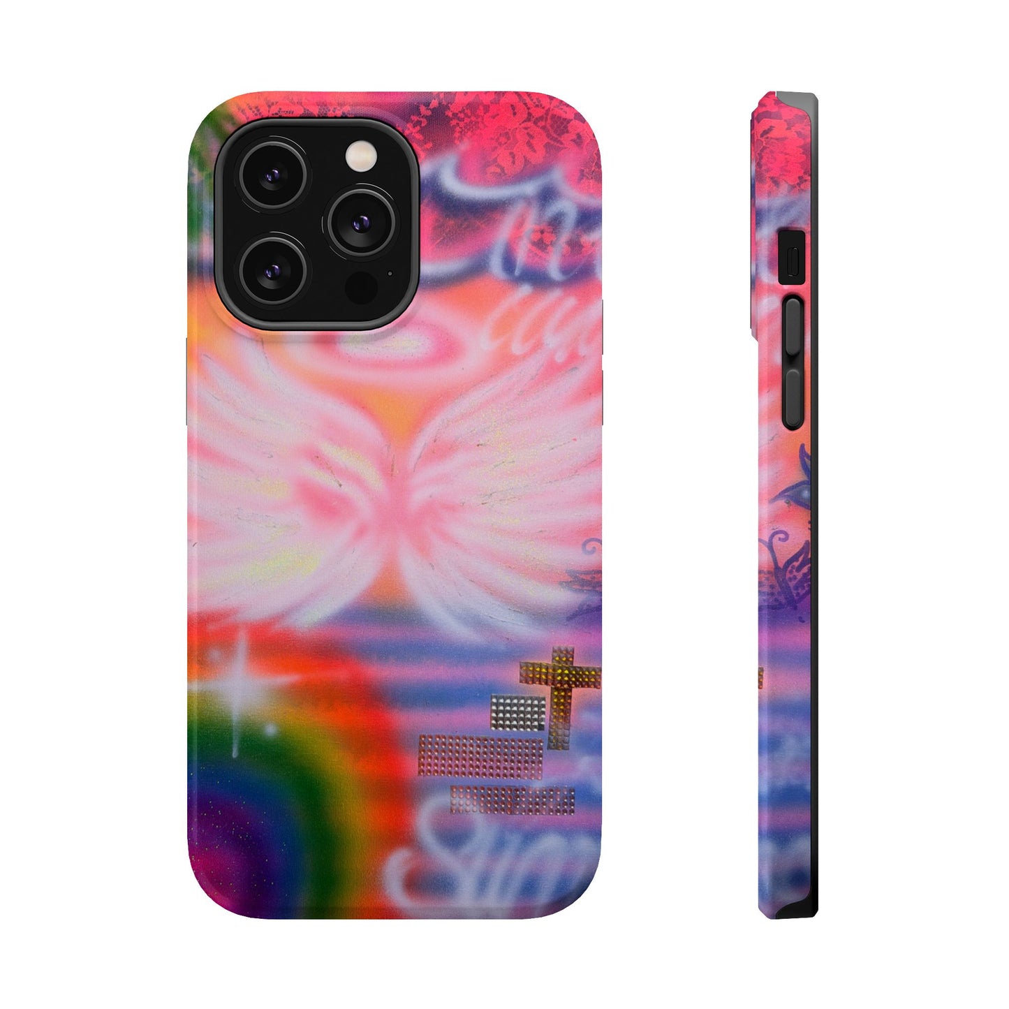 MagSafe "summer bliss" airbrush iPhone case