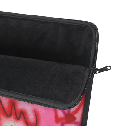"IT girl" airbrush laptop sleeve