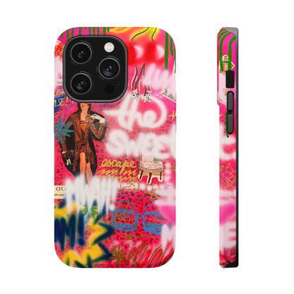 MagSafe "sweet escape" airbrush iPhone case