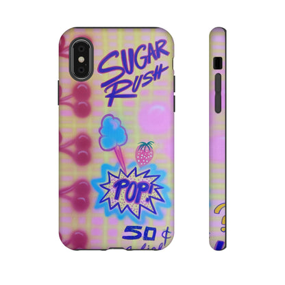 "sugar rush" airbrush iPhone case