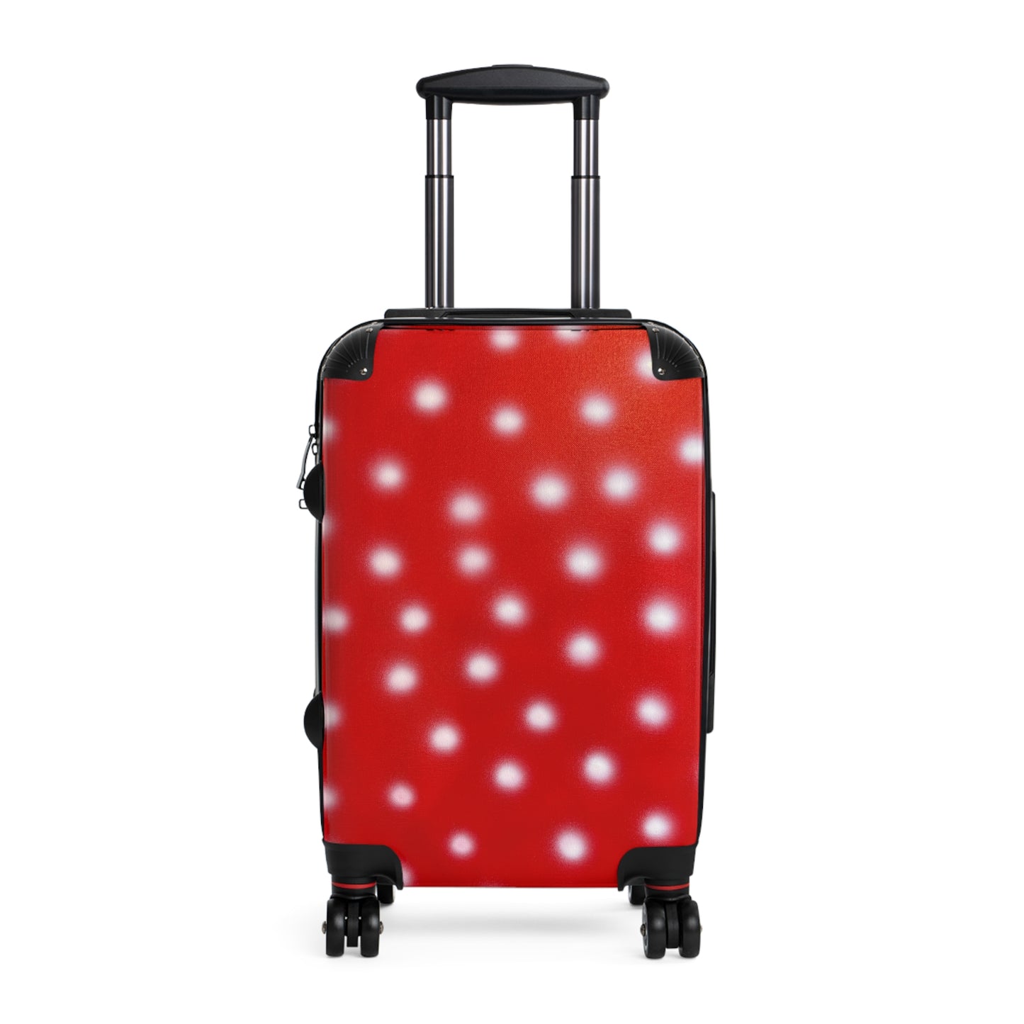 "cherry crush polka dot" airbrush suitcase