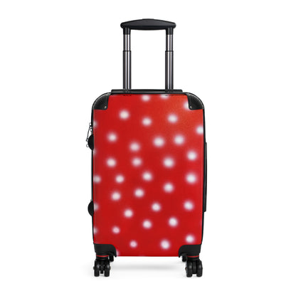 "cherry crush polka dot" airbrush suitcase
