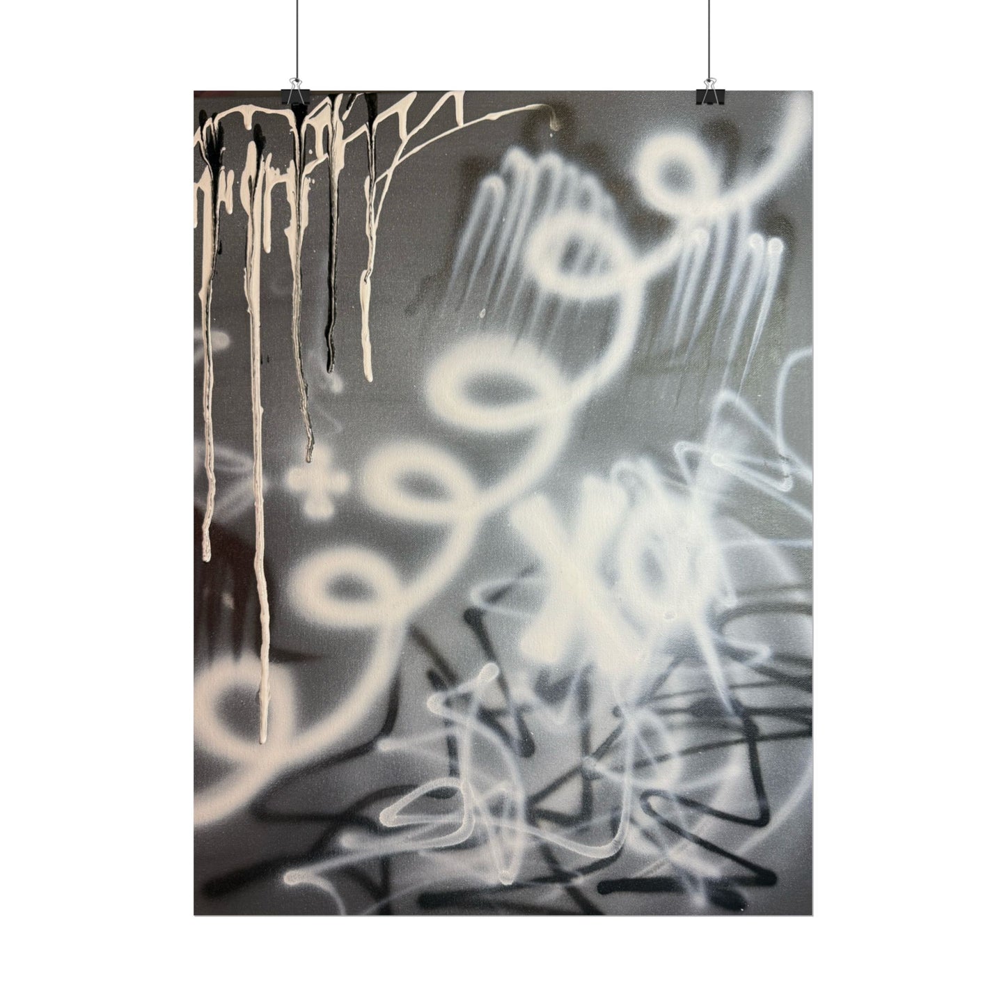 "spatial blur" airbrush rolled print