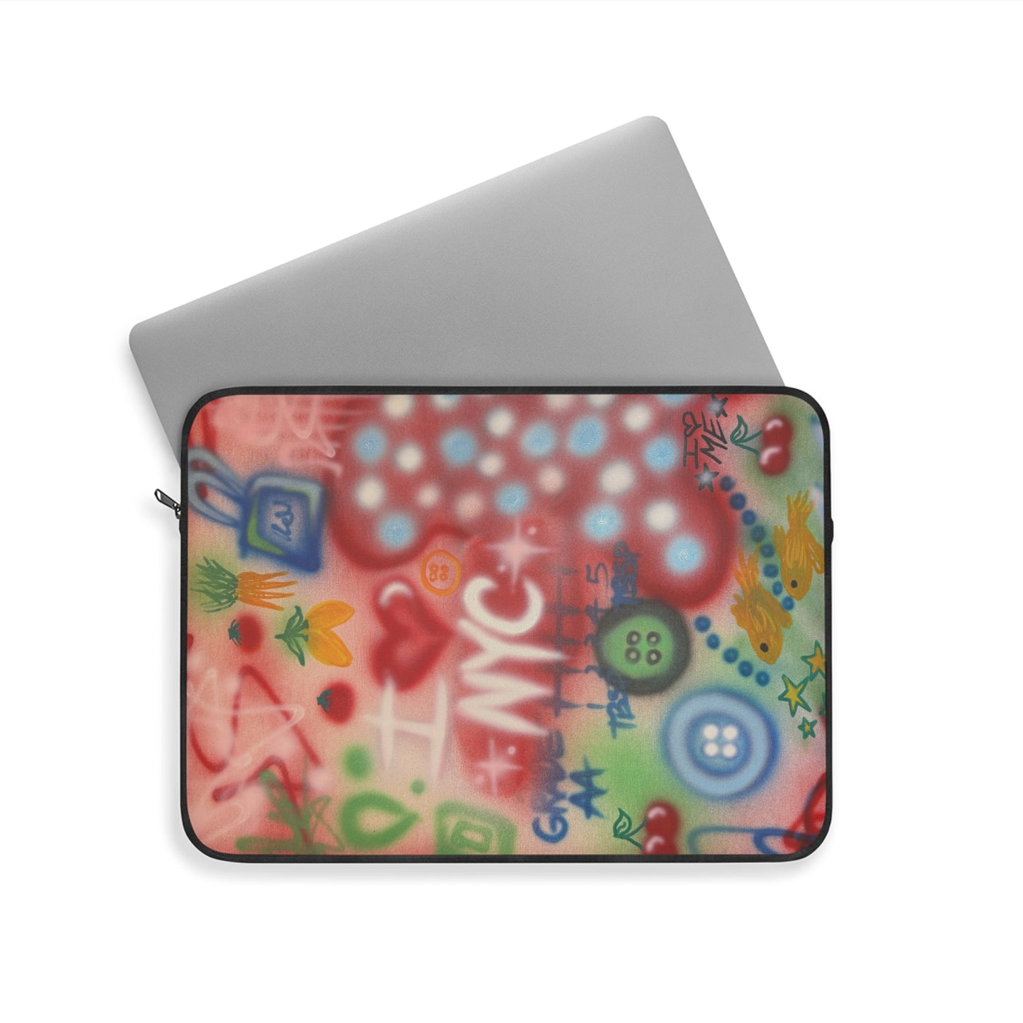"i <3 NYC" airbrush laptop sleeve