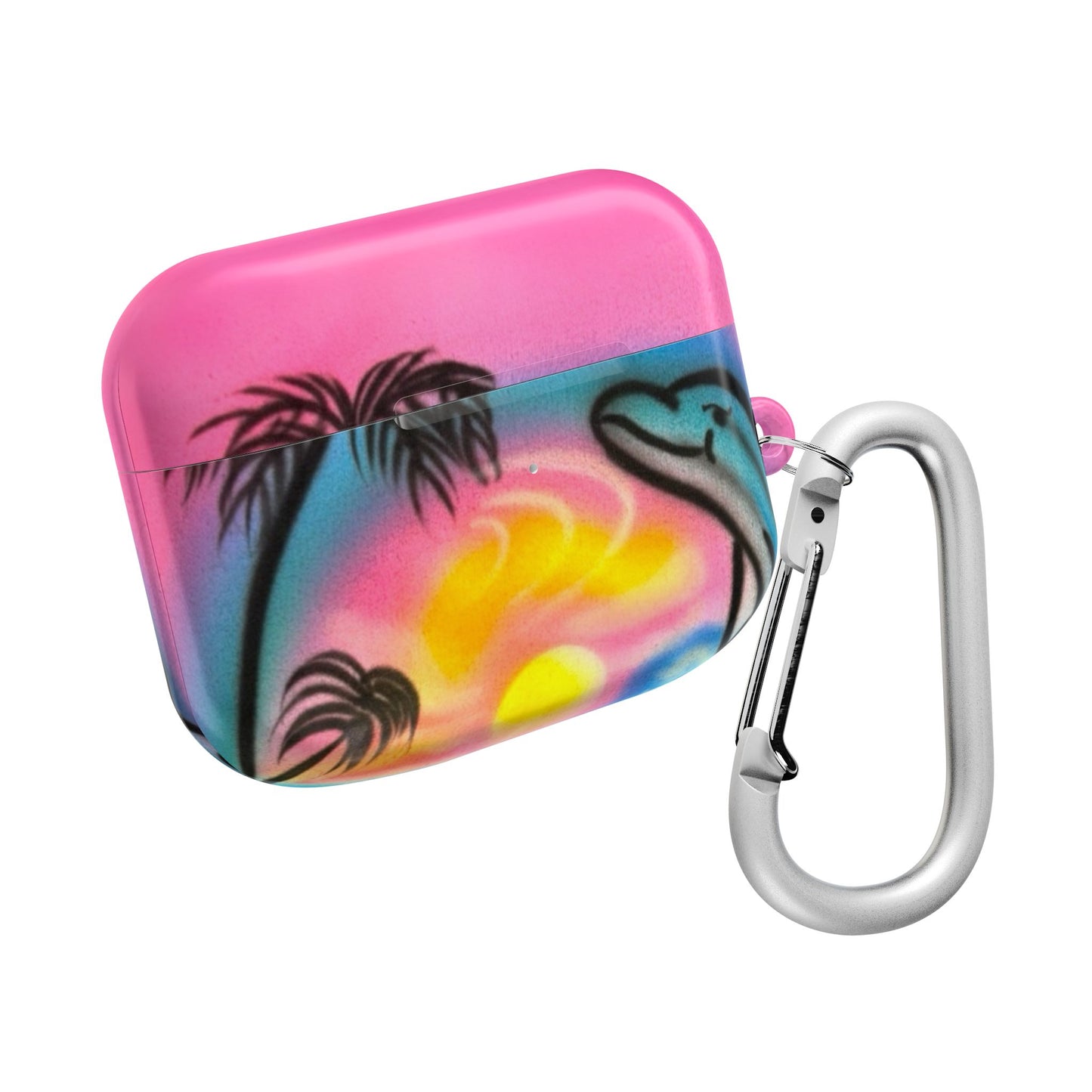 "dolphin love" airbrush airpod cases