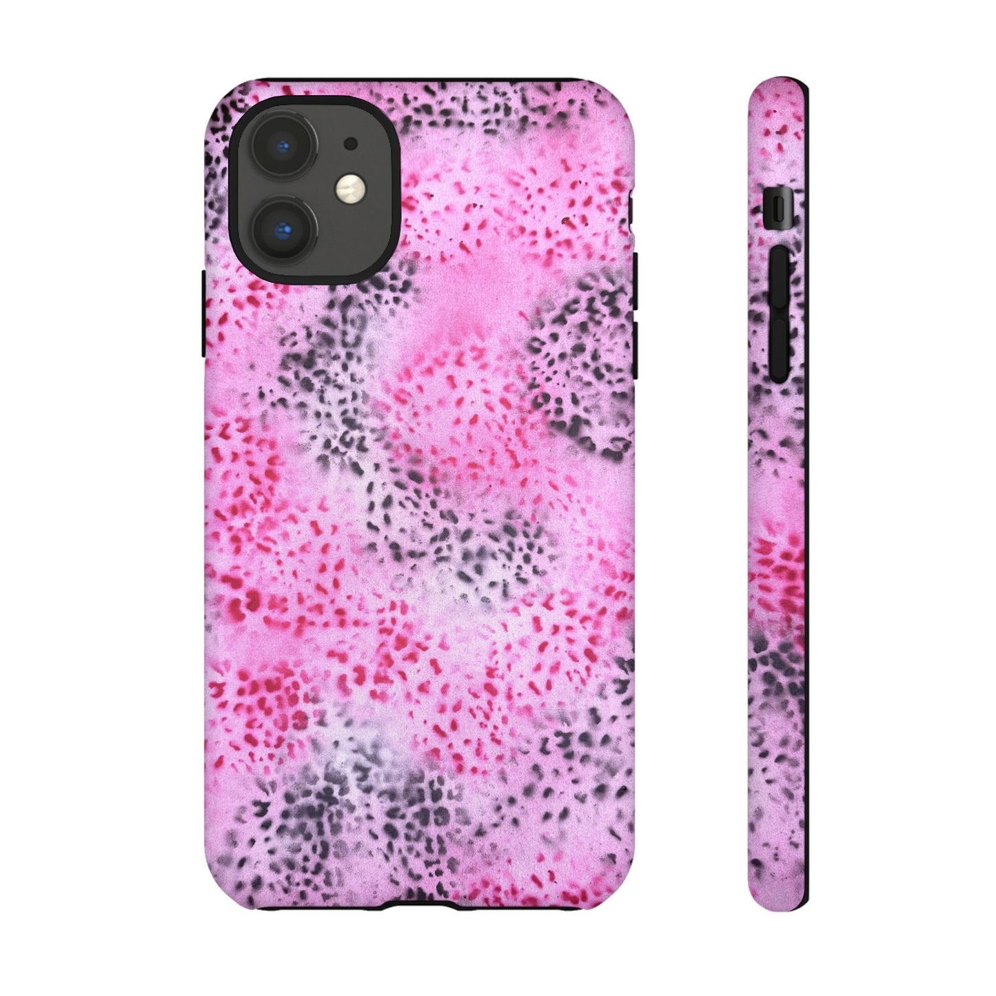 "pink cheetah pt. 2" airbrush iPhone case