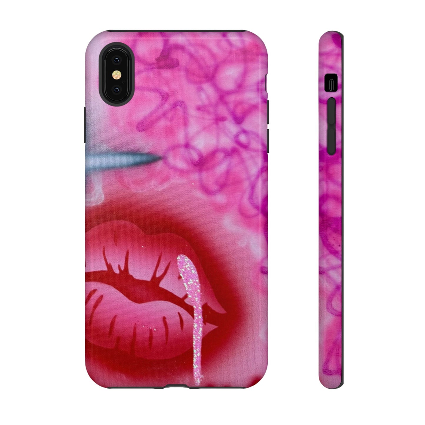 limited edition "glitter aura" airbrush iPhone case airbrush iPhone case