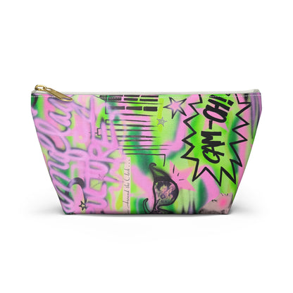 "green camo" airbrush makeup pouch