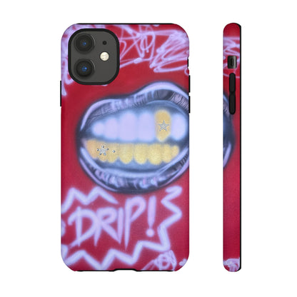 "tooth drip" airbrush iPhone case