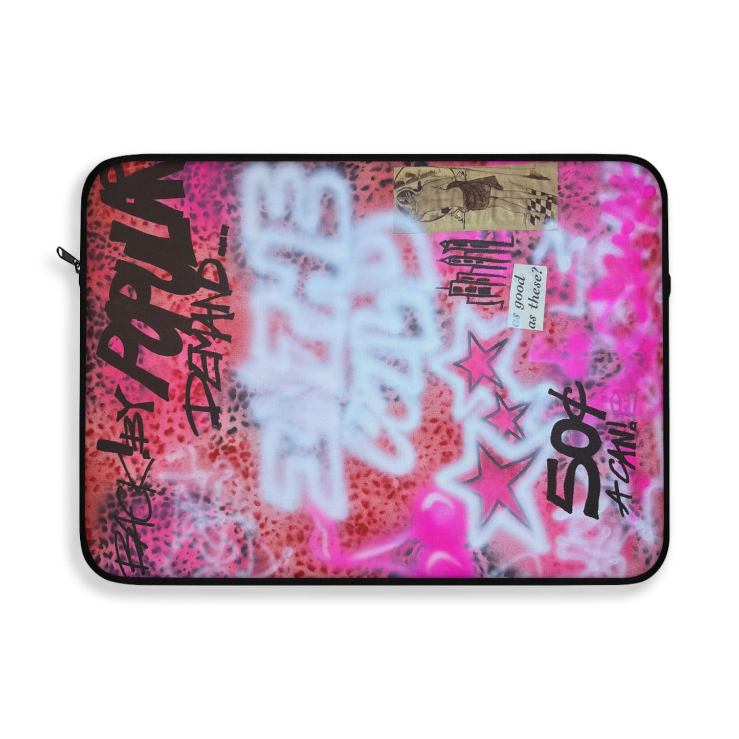 "in the wild" airbrush laptop sleeve