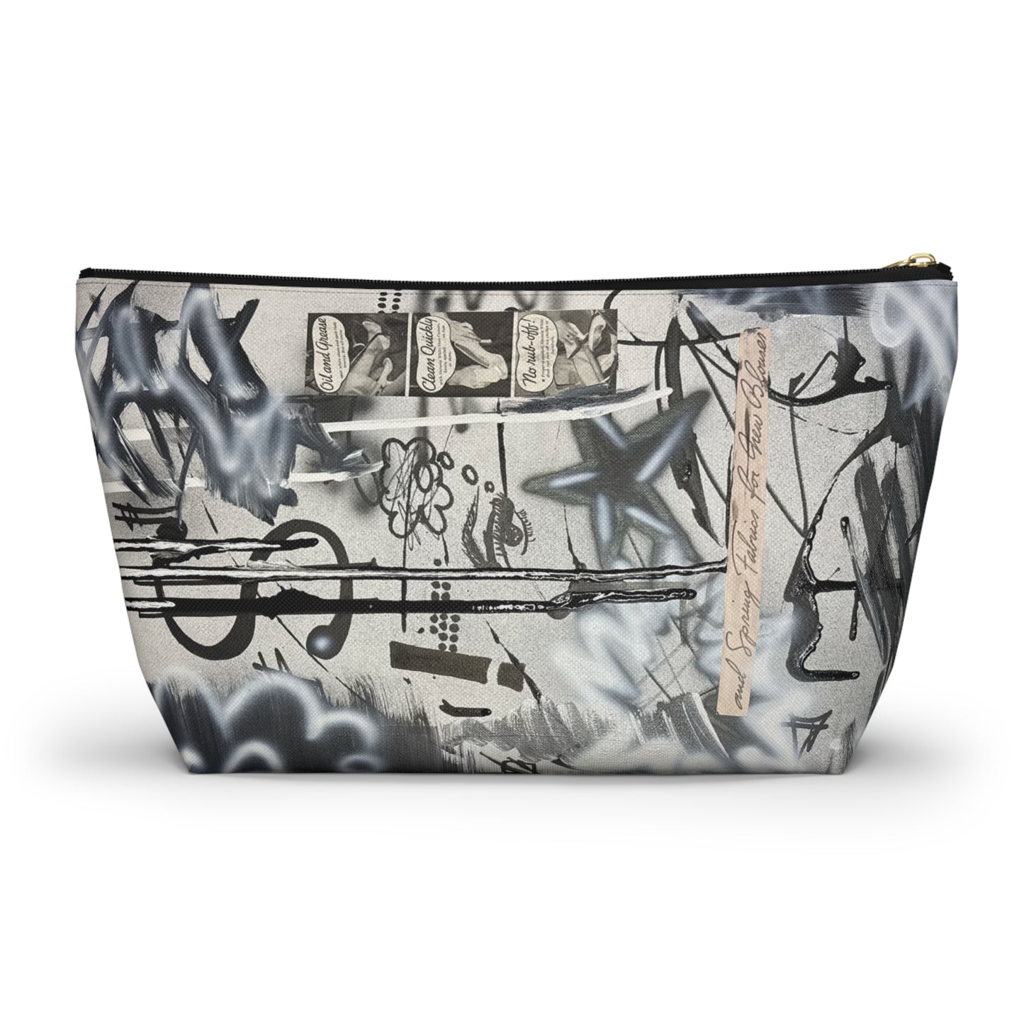 "monochrome mood" airbrush makeup pouch