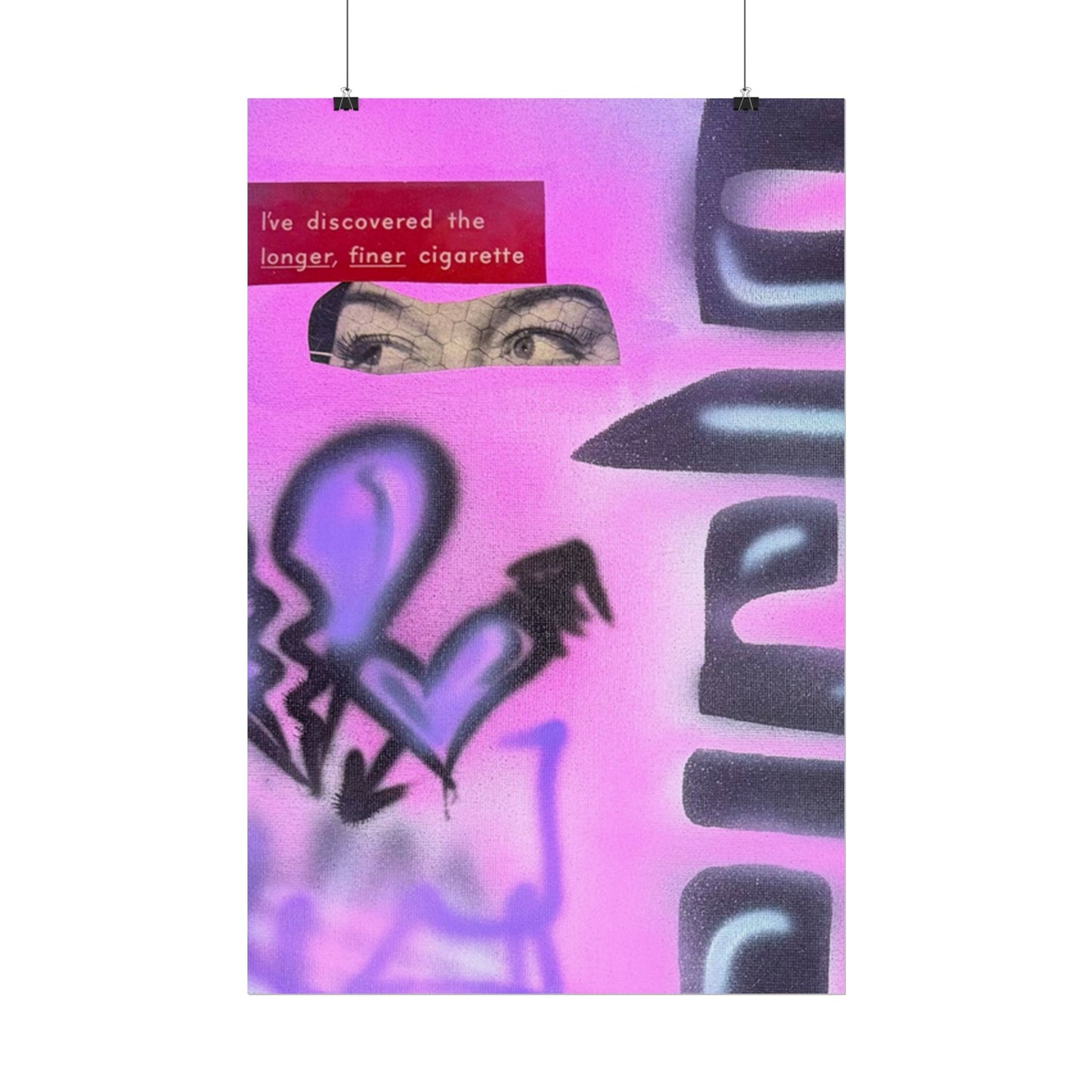 "purple princess" airbrush rolled print