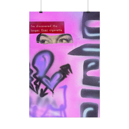 "purple princess" airbrush rolled print