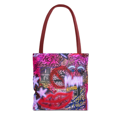 "taking flight" airbrush tote bag