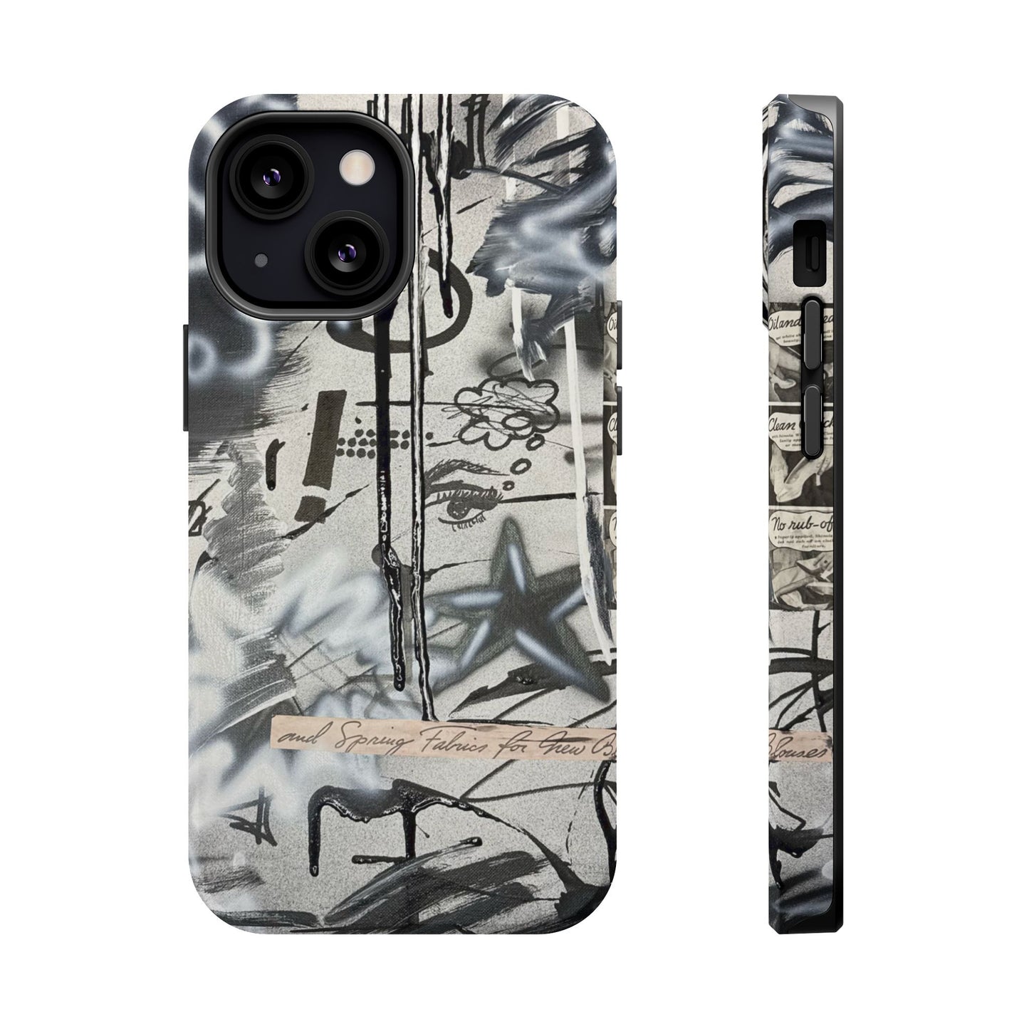 MagSafe "monochrome mood" airbrush iPhone case