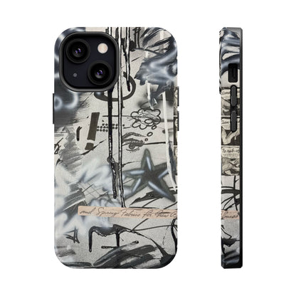 MagSafe "monochrome mood" airbrush iPhone case