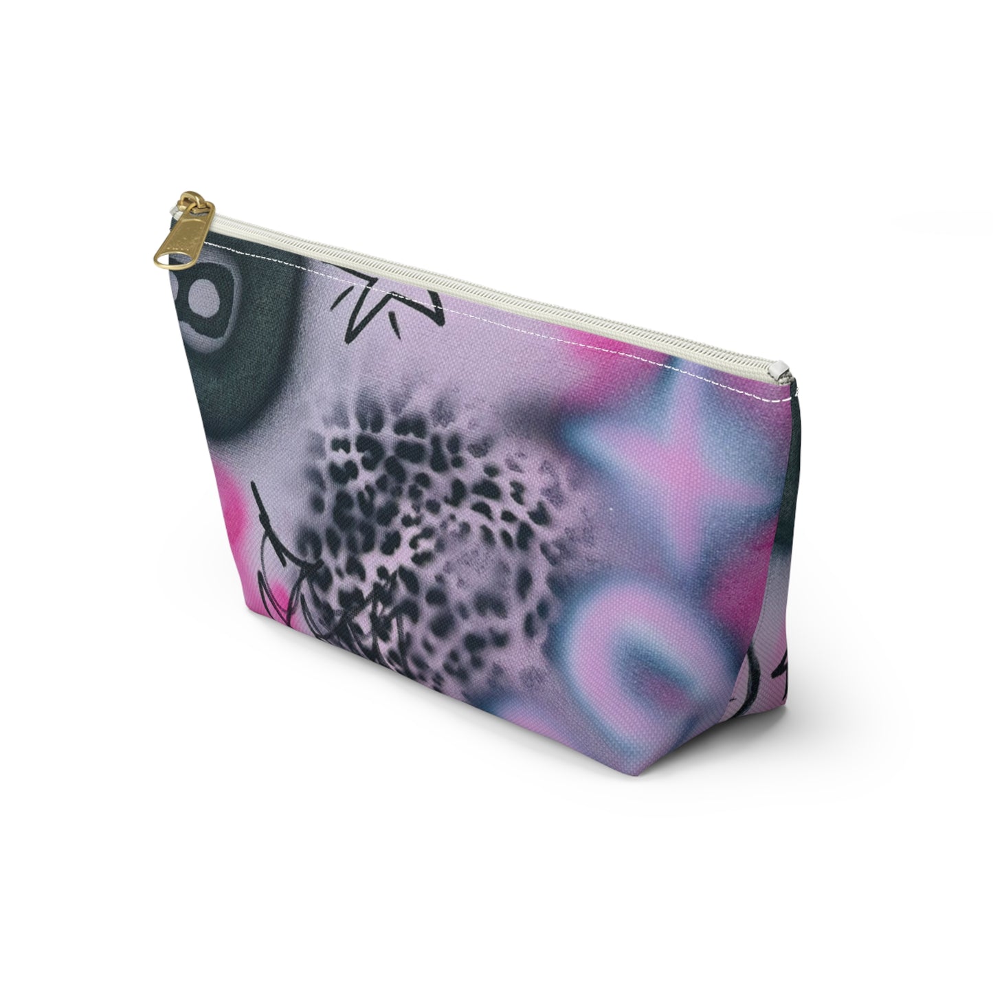 "onyx cheetah" airbrush makeup pouch