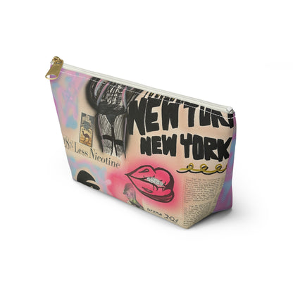 "new york, new york" airbrush makeup pouch