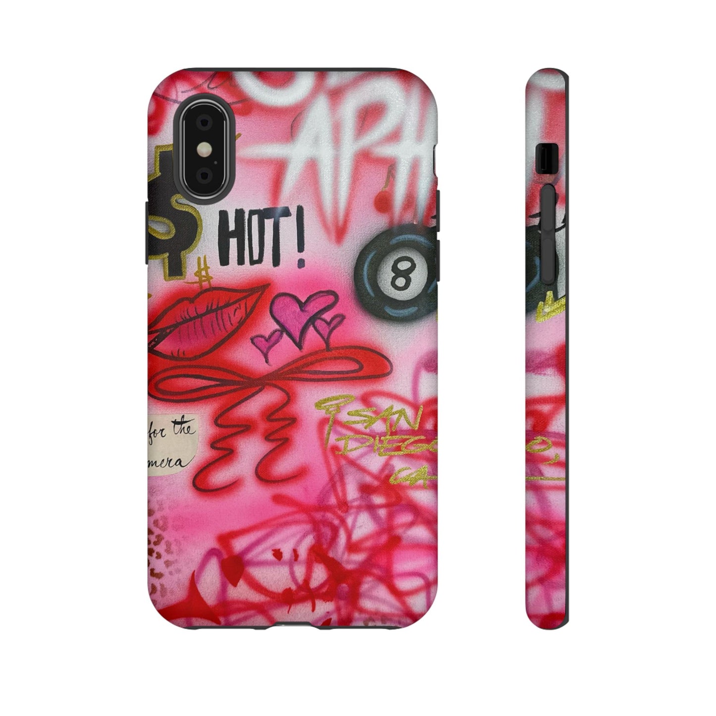 "IT girl" airbrush iPhone case