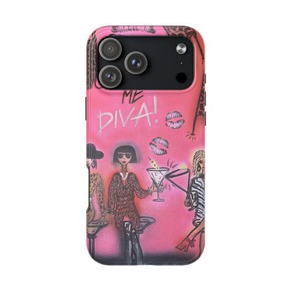 "party diva" airbrush iPhone case