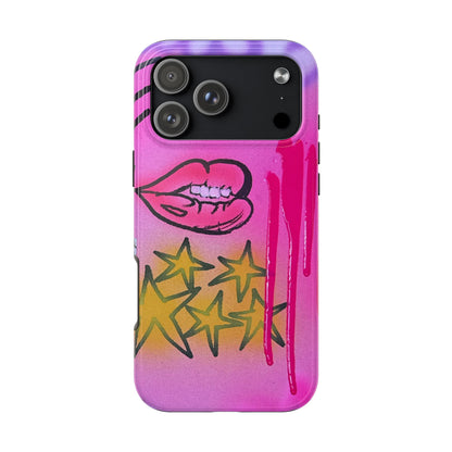 "star drip" airbrush iPhone case