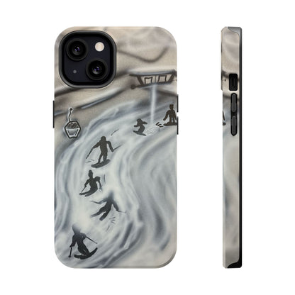 MagSafe "arctic avalanche" airbrush iPhone case