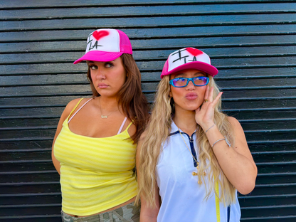 custom name airbrush trucker hat