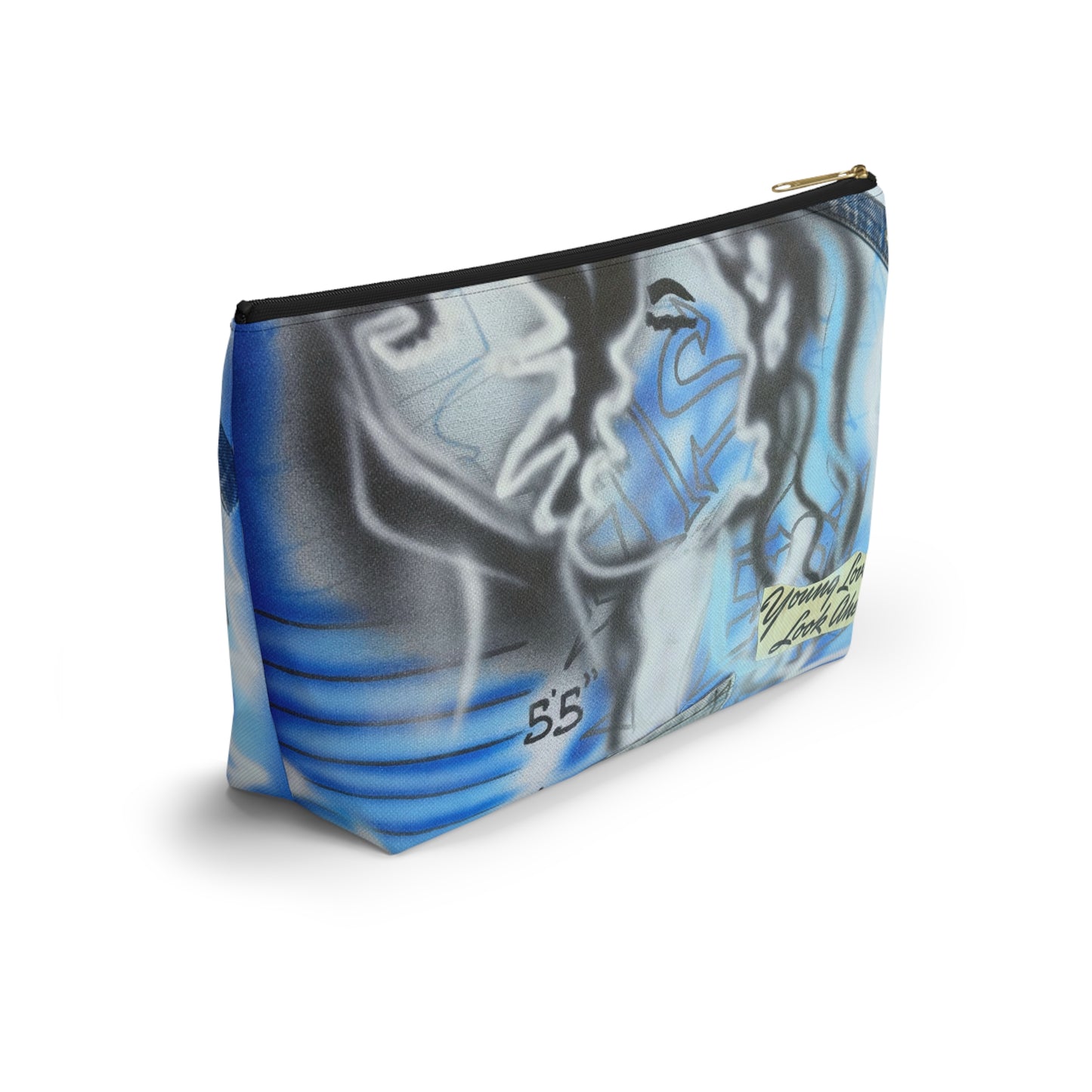 "young lovers" airbrush makeup pouch