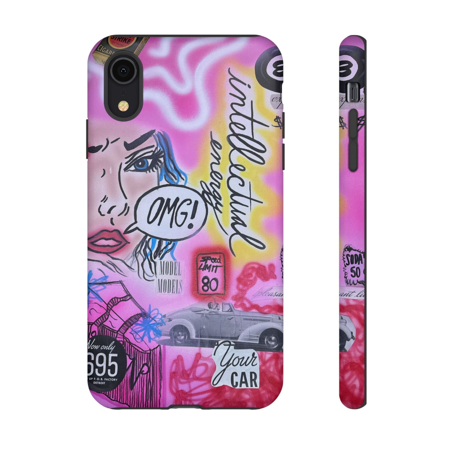 "intellectual energy" airbrush iPhone case