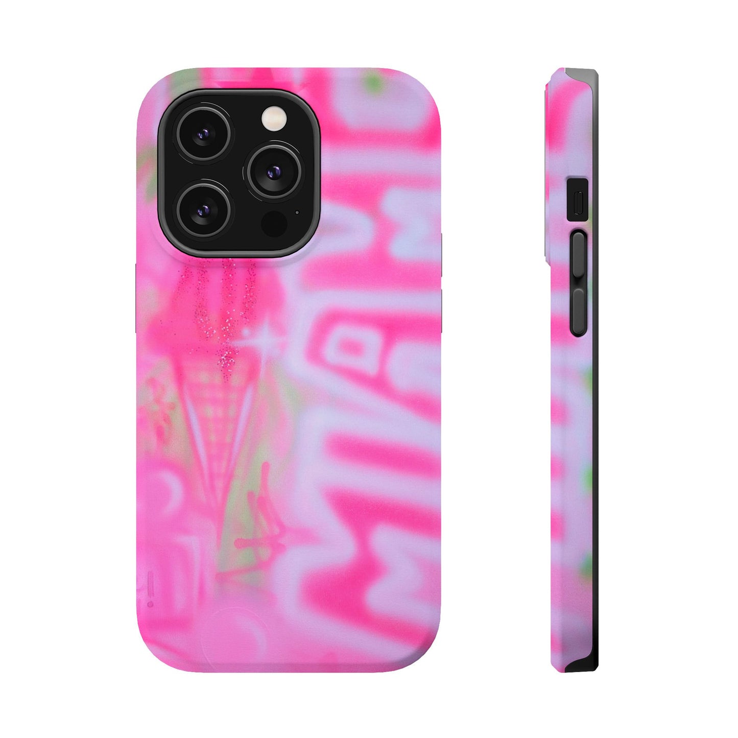 MagSafe "sunset sorbet" airbrush iPhone case
