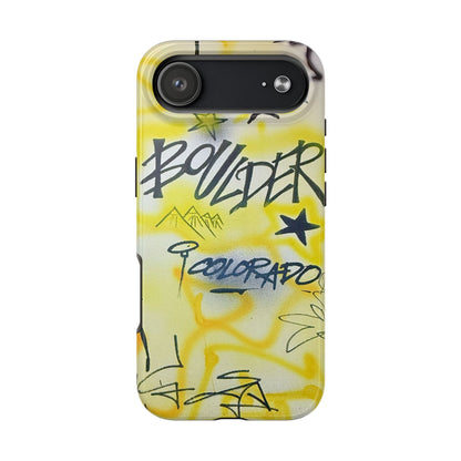 "boulder" airbrush iPhone case