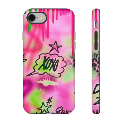 "xoxo" airbrush iPhone case