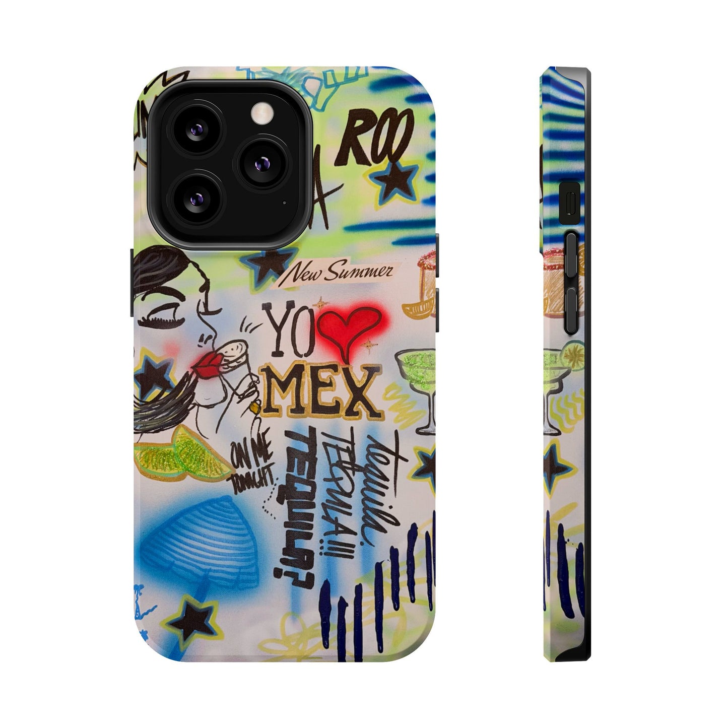 MagSafe "salted lime" airbrush iPhone case