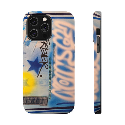 MagSafe "fashion forever" airbrush iPhone case