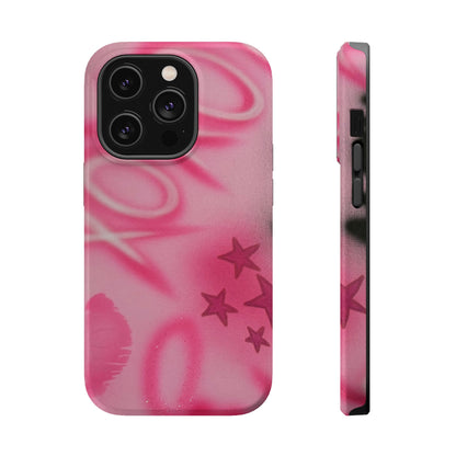 MagSafe "perfectly pink" airbrush iPhone case