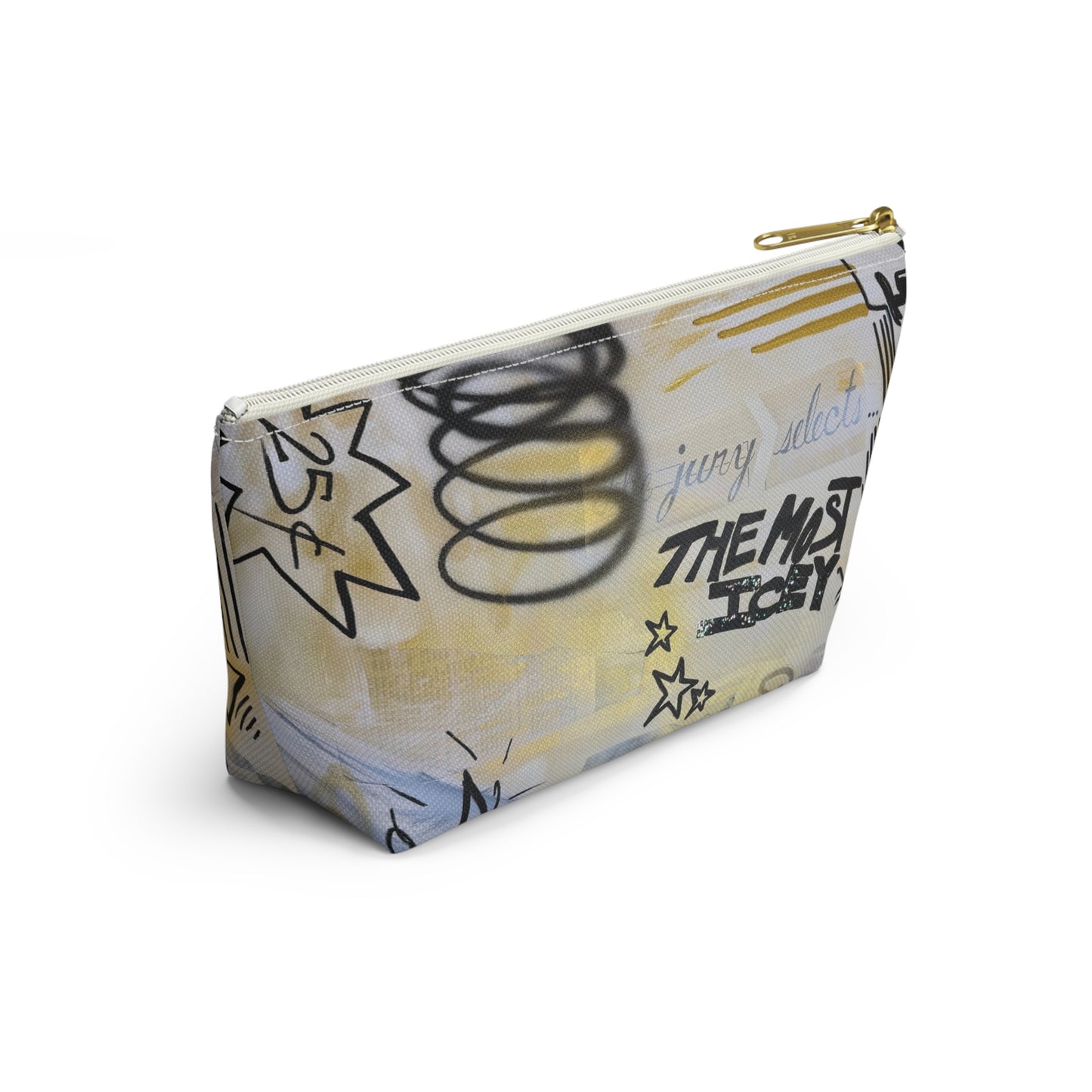 "golden glacier" airbrush makeup pouch