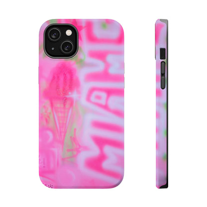 MagSafe "sunset sorbet" airbrush iPhone case