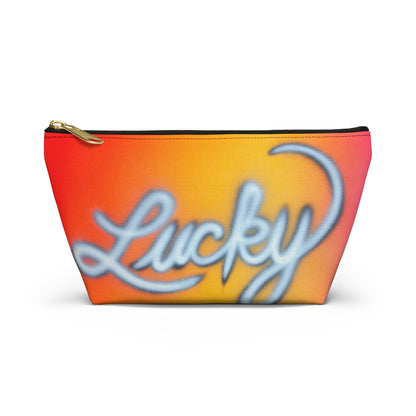 "lucky" airbrush makeup pouch