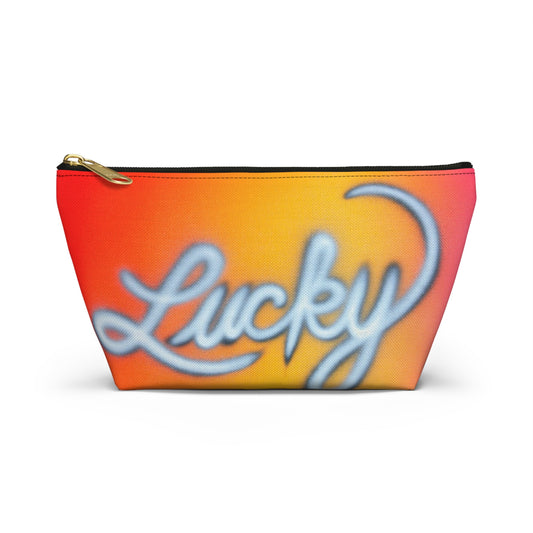 "lucky" airbrush makeup pouch