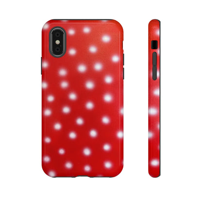 "cherry crush polka dot" airbrush iPhone case