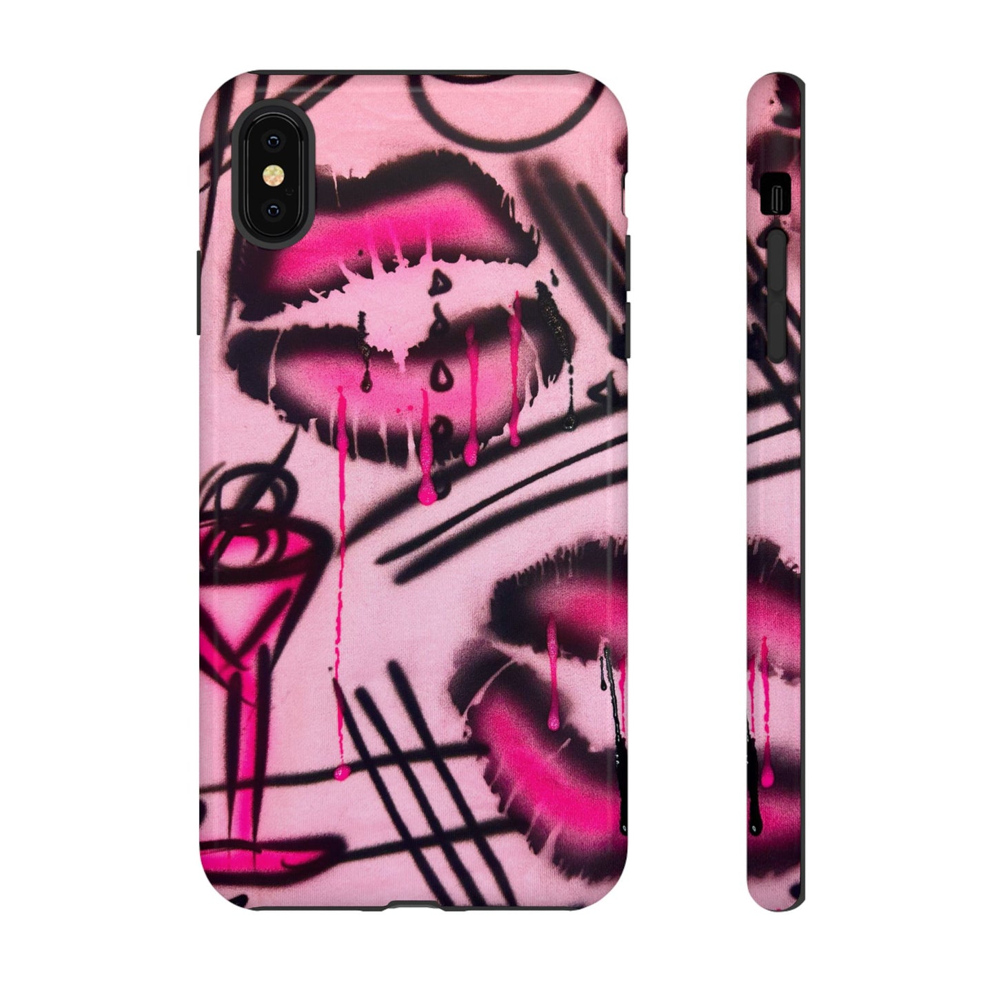 "glossy pout" airbrush iPhone case