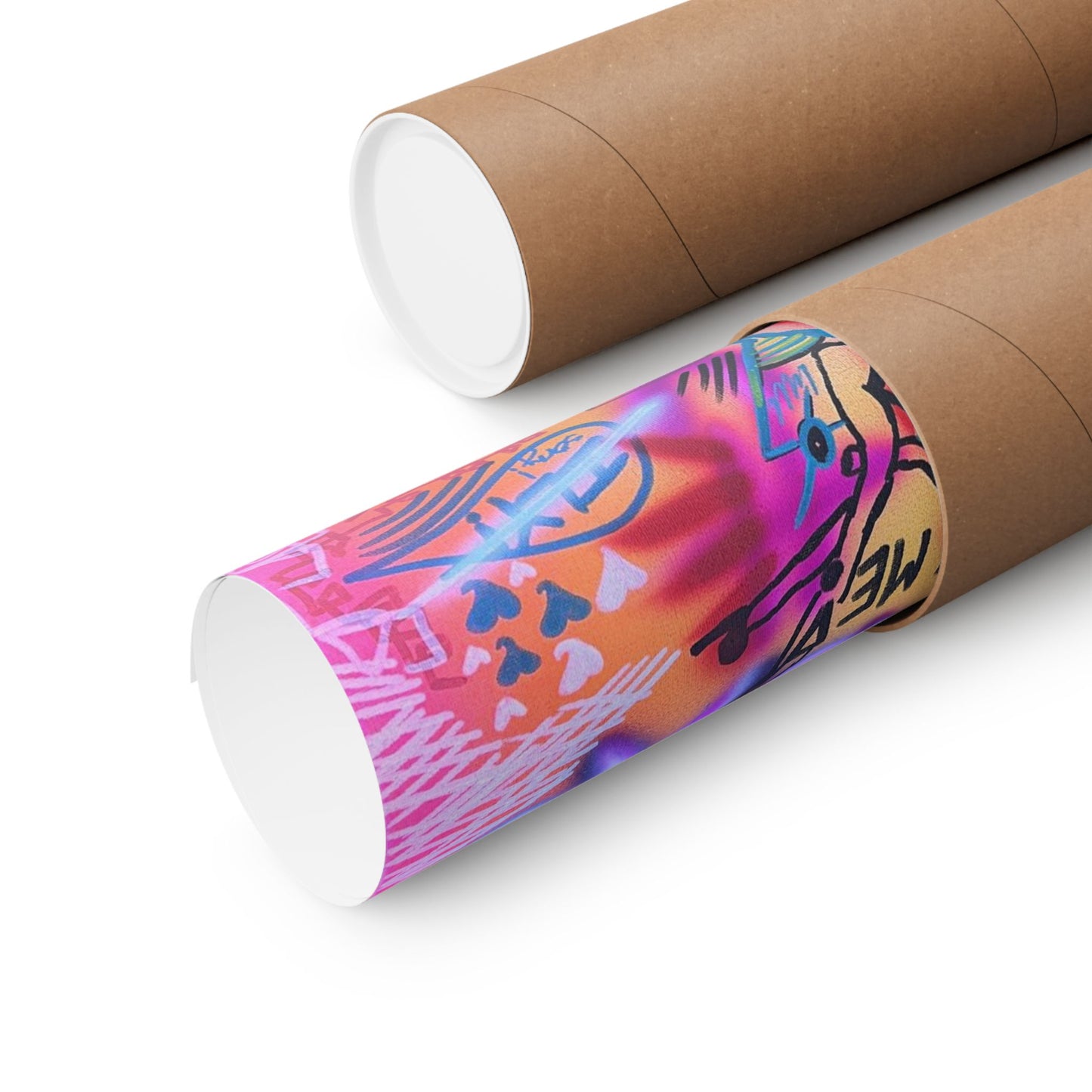 "shots on me!" airbrush horizontal print