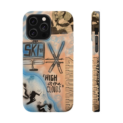 MagSafe "high in the clouds" airbrush iPhone cas