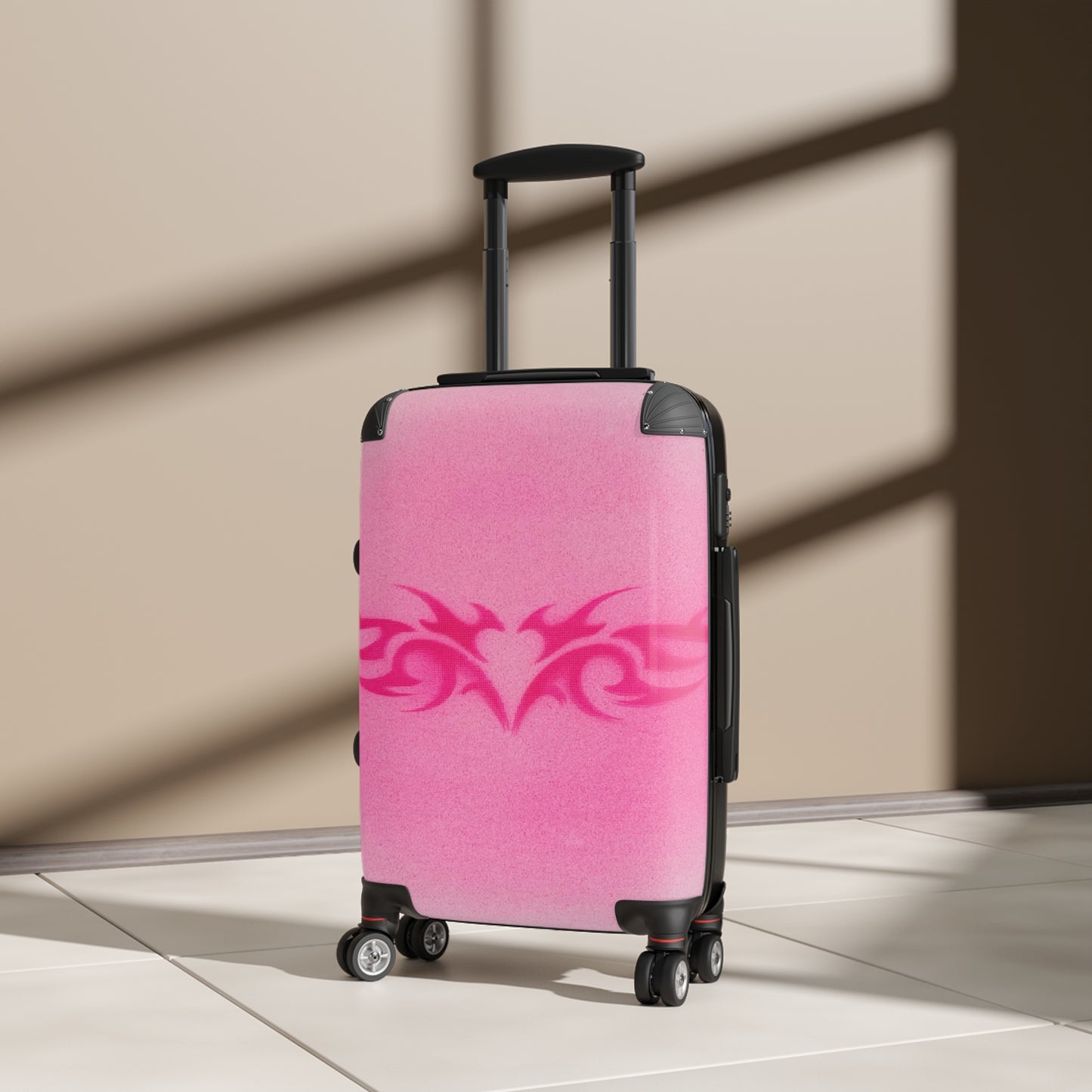 "pink trampstamp" airbrush suitcase