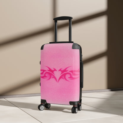 "pink trampstamp" airbrush suitcase