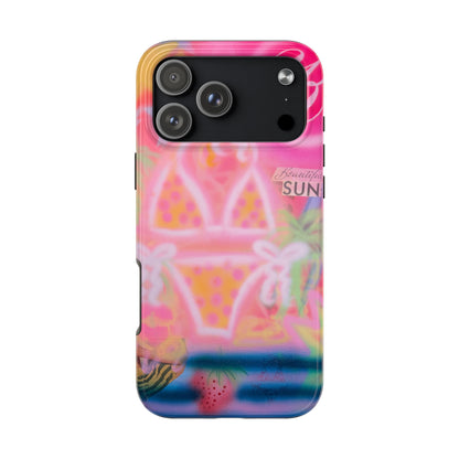 "santa monica strawberry" airbrush iPhone case