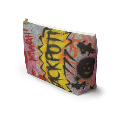 'JACKPOT!" airbrush makeup pouch