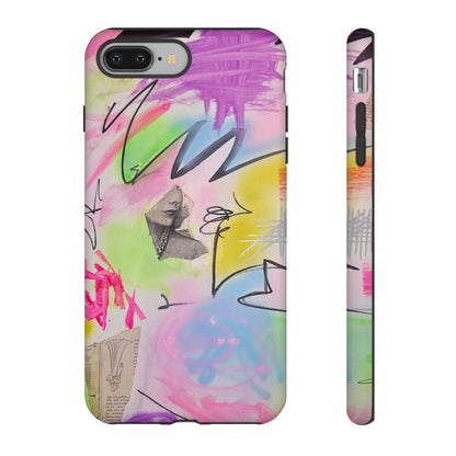 "pastel static" airbrush iPhone case