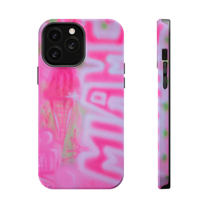 MagSafe "sunset sorbet" airbrush iPhone case